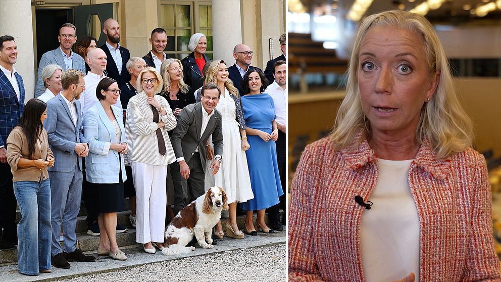 Elisabeth Marmorstein intervjuas om opinionsläget inför riksdagsvalet.