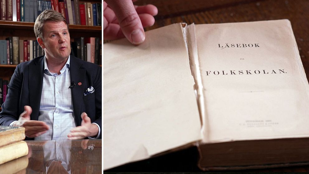 Läsebok för folkhögskolan, som gavs ut 1868.