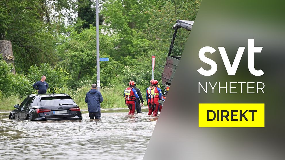 Stora översvämningar i Tyskland