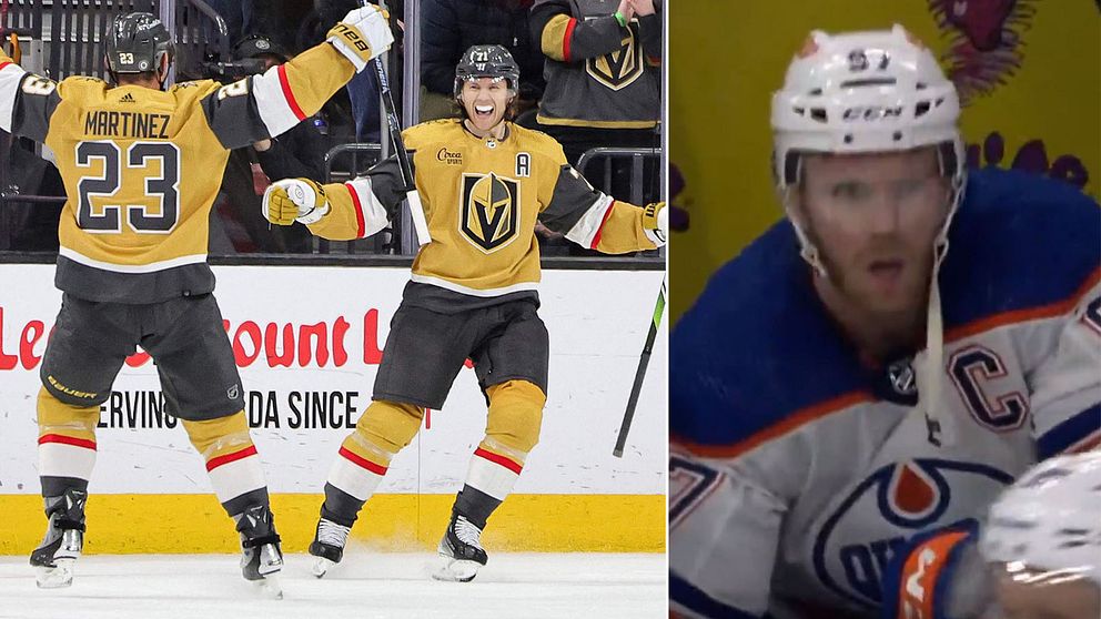 Connor McDavid blev förbannad efter William Karlssons mål