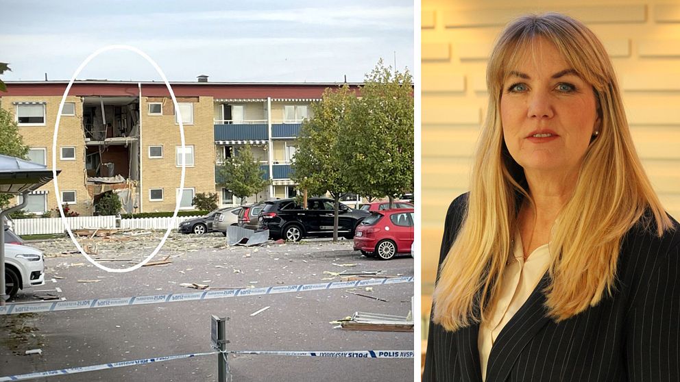 Explosion Linköping. Skatteverket