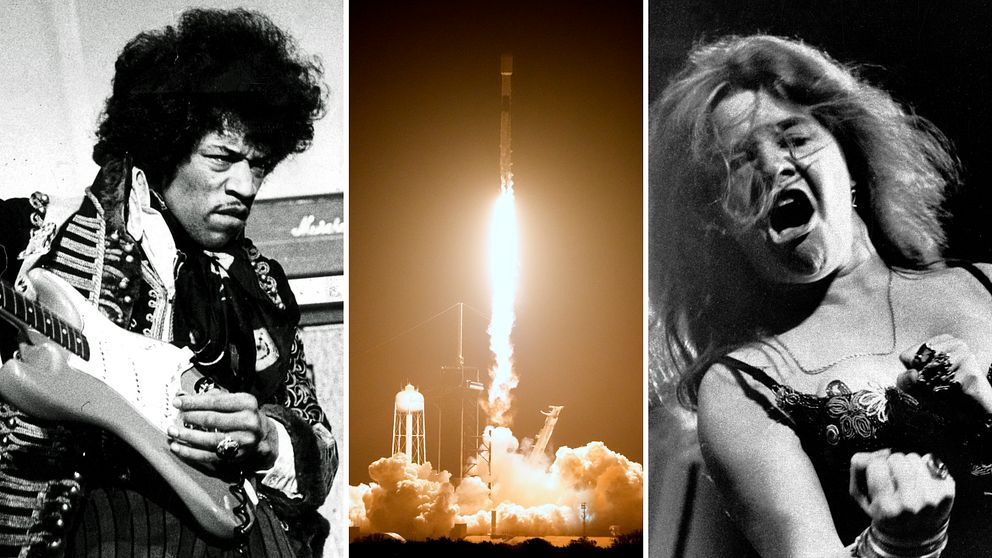 Jimi Hendrix, månlandning, Janis Joplin.