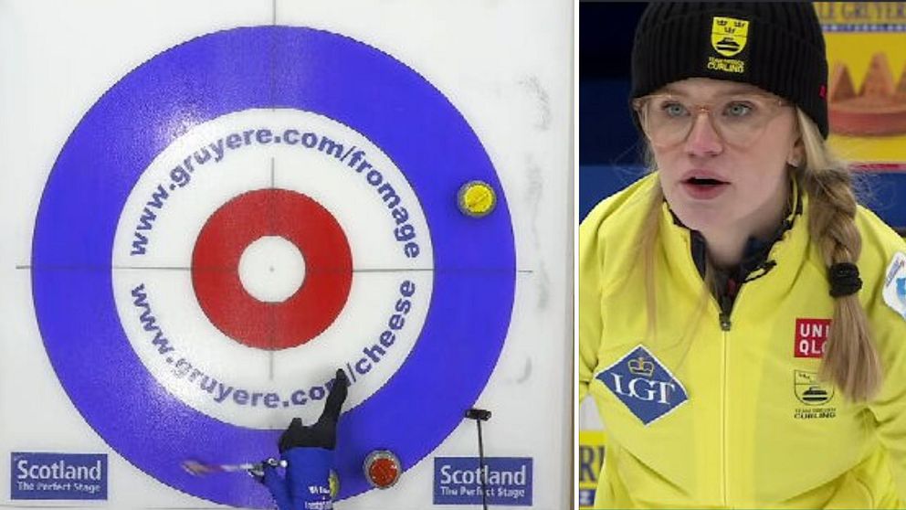 Isabella Wranå i curling-EM.