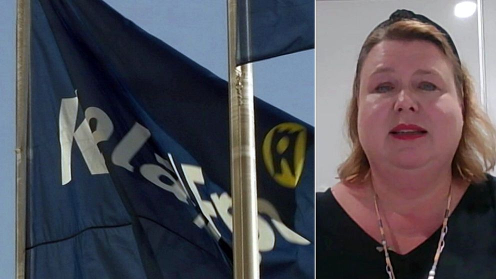 Kelan lippu ja juristi Laila Aho. FPA:s flagga och Laila Aho, jurist.