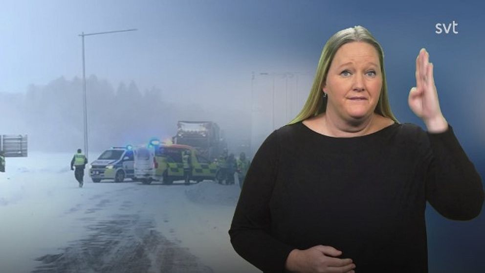 Besvärligt väglag. Programledare