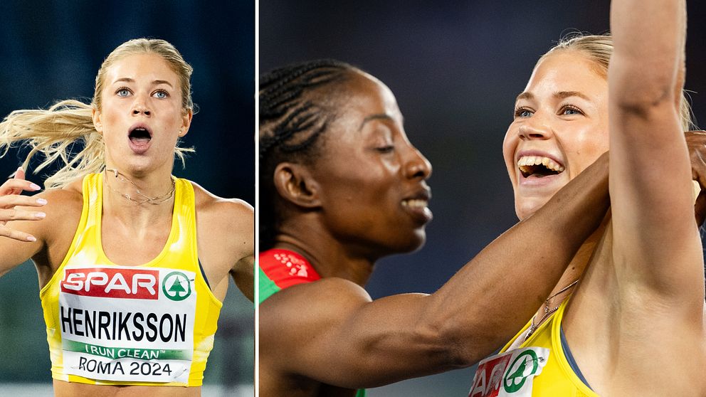 Julia Henriksson till EM-final efter att ha tangerat Linda Haglunds 45 år gamla svenska rekord.