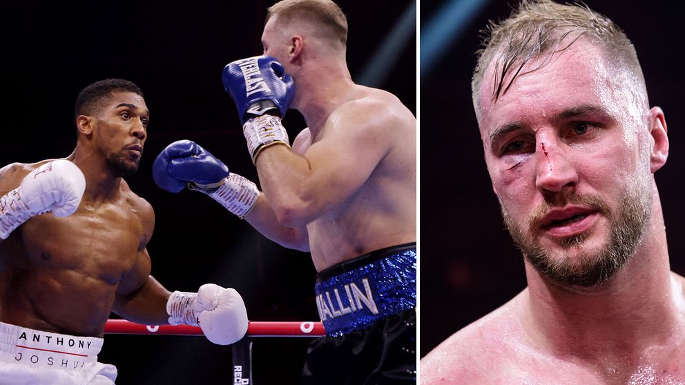 Otto Wallins ringhörna kastade in handduken efter fem ronder mot Anthony Joshua.