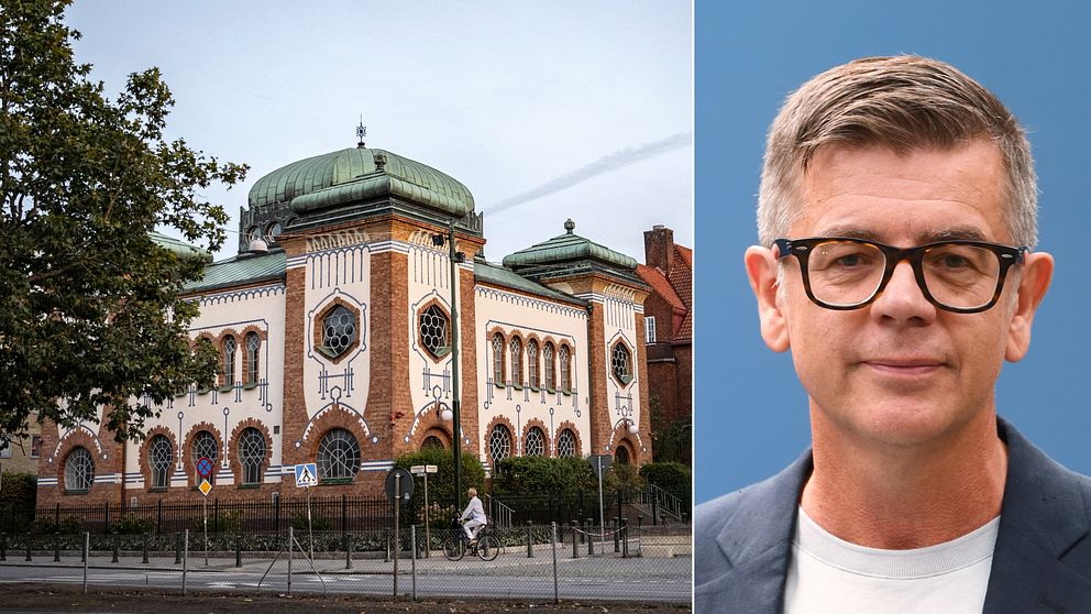 synagogan i Malmö och diskrimineringsombudsmannen Lars Arrhenius