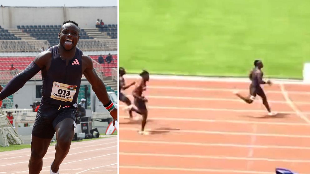Ferdinand Omanyala med världsårsbästa på 100 meter.