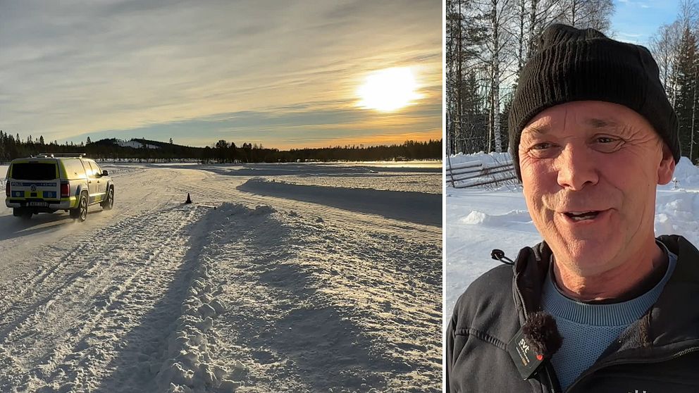 Anders Hedström anlägger övningsbanor och testvägar i nordvärmländska Anttila under vintern. Verksamheten får orten att leva upp.