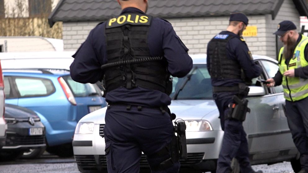 Polisinsats i Eskilstuna