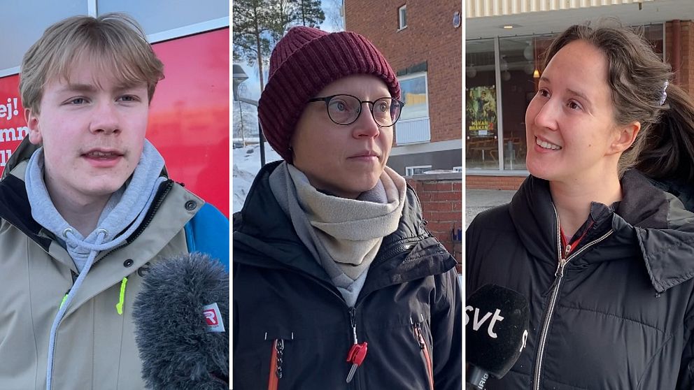 Tre personer på bild Kramforsbon Lucas Nordén i mitten Erika Ehnebom Ånge och längst till höger Jina Henriksson Ånge