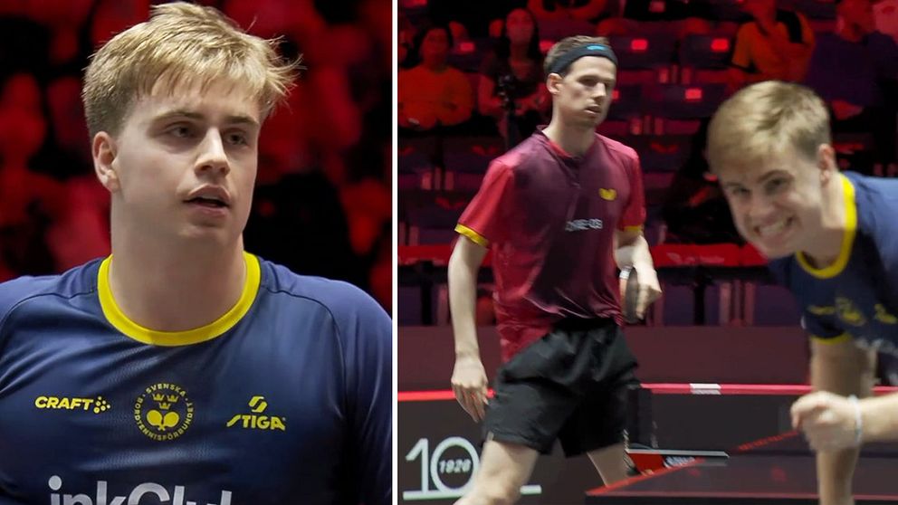 Bordtennis: Truls Möregårdh vann efter utbrott – sprutade vatten på sin ...