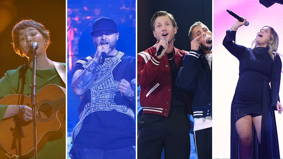 Bidragen i deltävling 1 av Melodifestivalen 2024