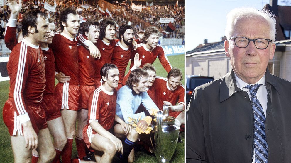 Conny Torstensson (th) minns sin lagkamrat Franz Beckenbauer