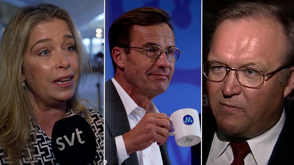 Annika Strandhäll, Ulf Kristersson och Göran Persson