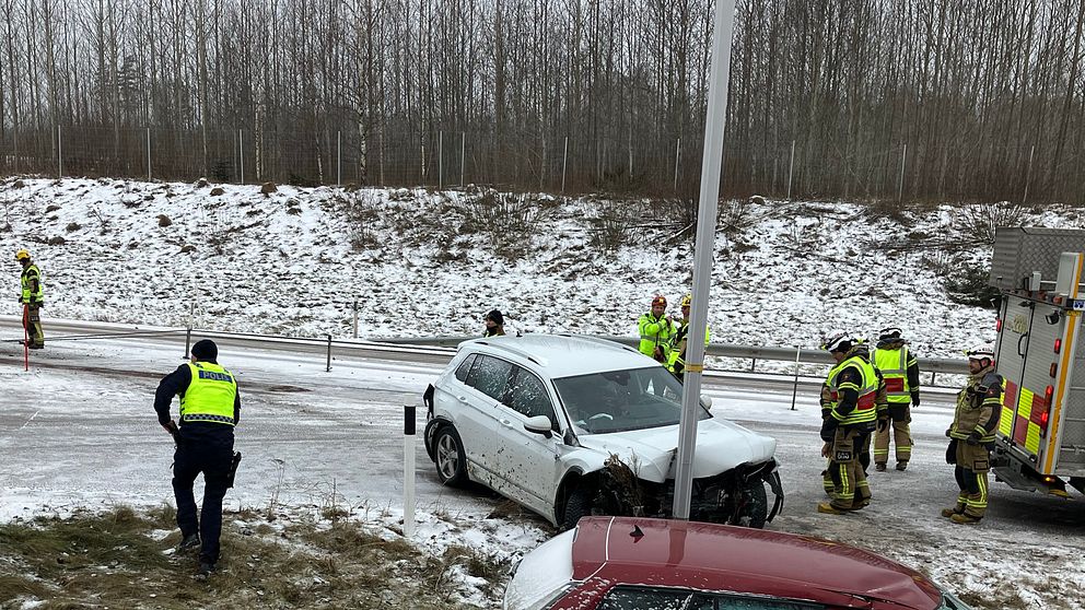 Olyckan inträffade i Fagerås