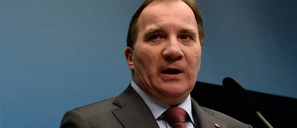 Statsminister Stefan Löfven (S)