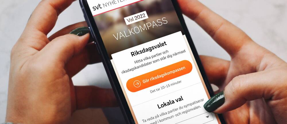 SVT:s Valkompass.