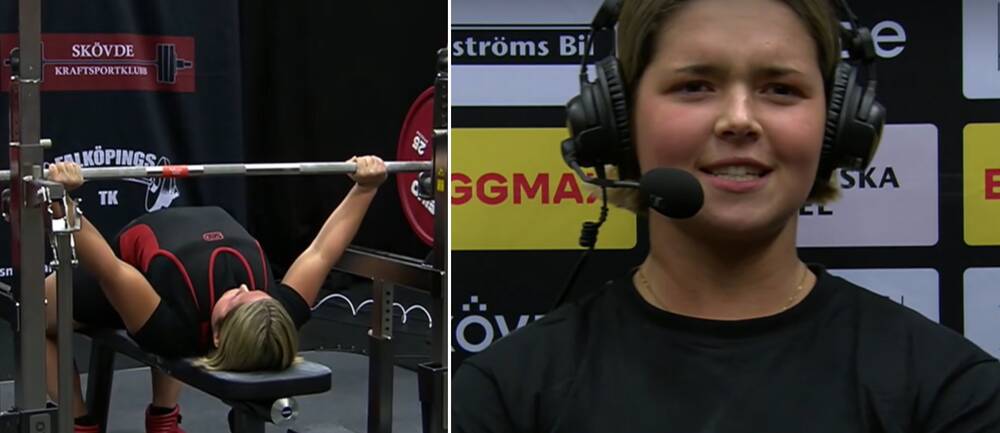 Elsa Marin Karlsson slog svenskt rekord och tog SM-guld