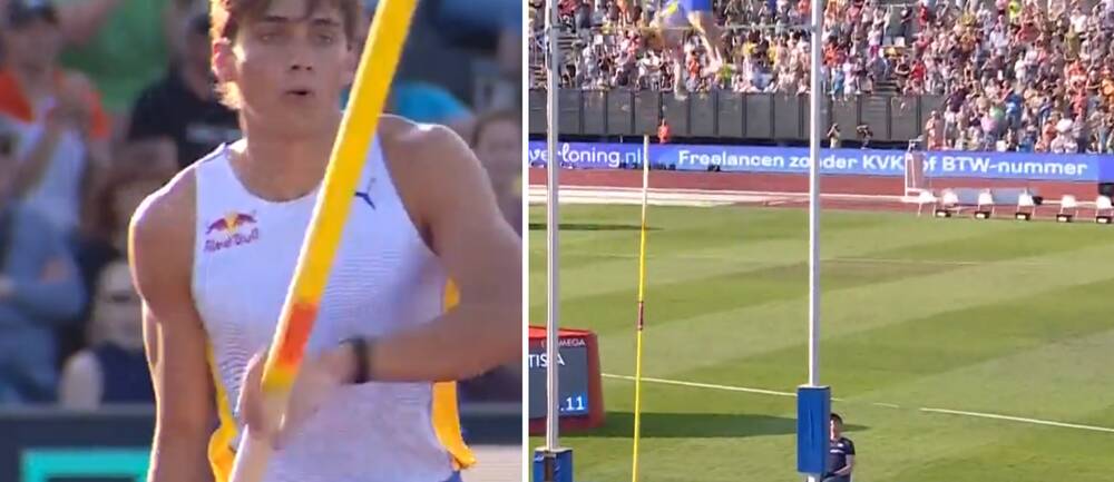 Armand Duplantis slog till med nytt världsårsbästa.