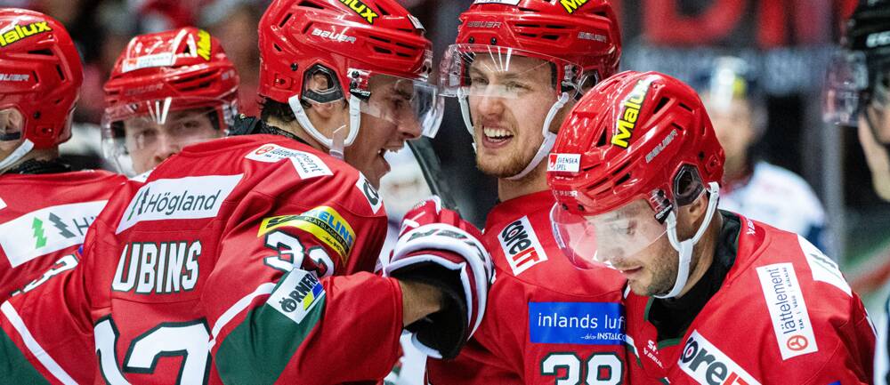 Johan Södergran gjorde hattrick när Modo vann mot Linköping med 7-4 och kepsarna fyllde isen i den första hemmamatchen i SHL sedan 2016.