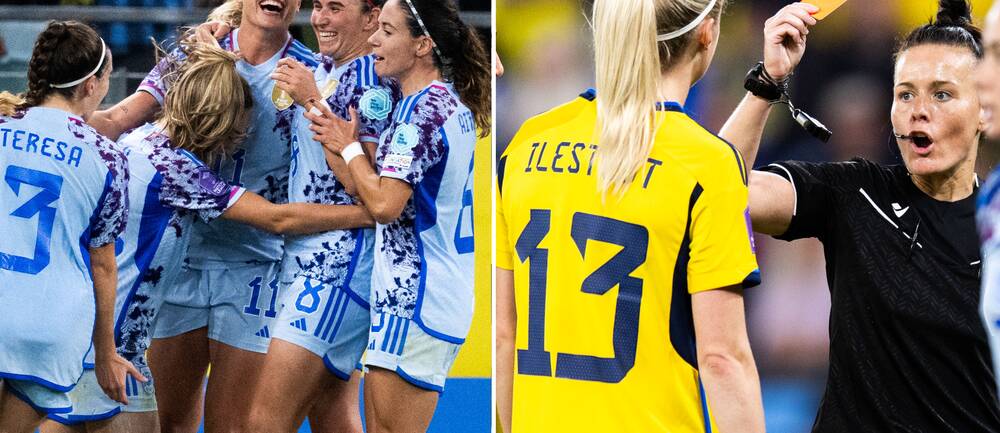 Sverige föll tungt efter rött kort och straff – se mardrömsslutet i spelaren