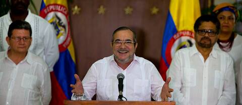 Timoleón Jiménez, ledare för FARC-gerillan.