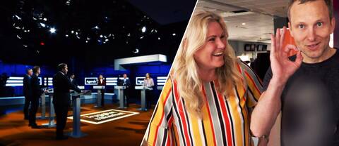 Agenda studion och dess partiledare.