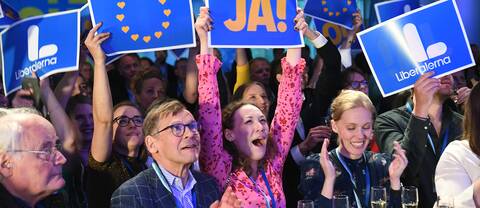 Liberalernas valvaka i Stockholm
