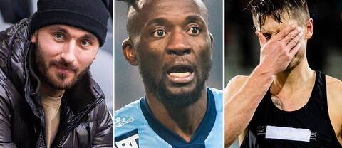 Muamer Tankovic, Buya Turay och Markus Rosenberg.