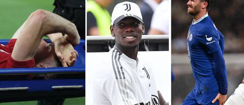 Diogo Jota, Paul Pogba och Ben Chilwell är några av spelarna som kommer missa VM.