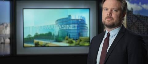 Niklas Svensson, programledare för EU-magasinet
