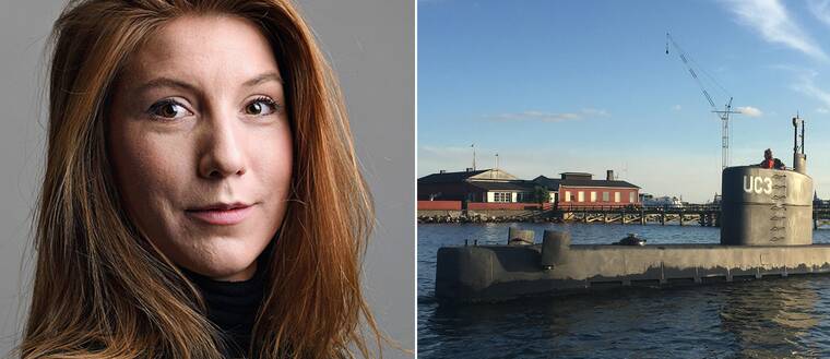 Den svenska journalisten Kim Wall och ubåten Nautilus.