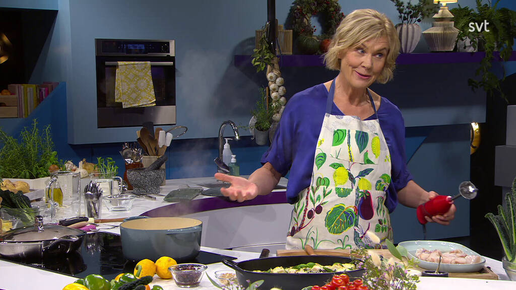 Go'kväll Pia Johansson, torskrecept och boktips SVT Play
