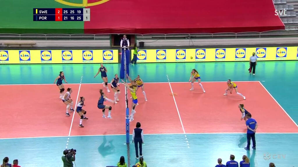 Volleyboll EM SverigePortugal, damer SVT Play