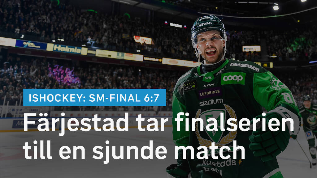 Nyheter ISHOCKEY Sjunde och avgörande SMfinal väntar SVT Play