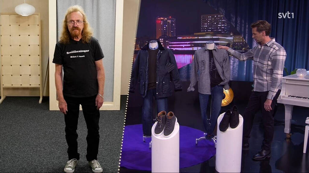 Go'kväll Valsamtal med Annie Lööf (C) Gör om mig, kläder SVT Play