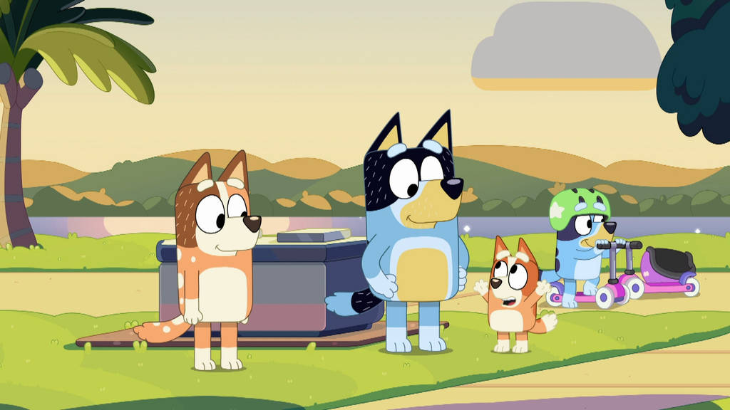Bluey – Sitta på axlarna | SVT Play