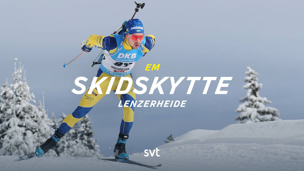 Skidskytte EM 12,5 km jaktstart, herrar SVT Play