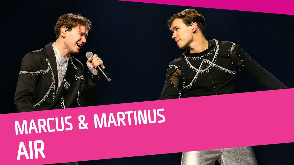 Melodifestivalen Smygtitta på bidragen 7. Se Marcus & Martinus framföra Air inför Mellon