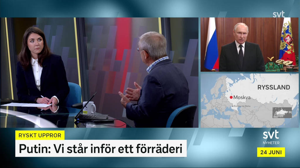 Nyheter Direkt Senaste nytt om det militära upproret i Ryssland SVT