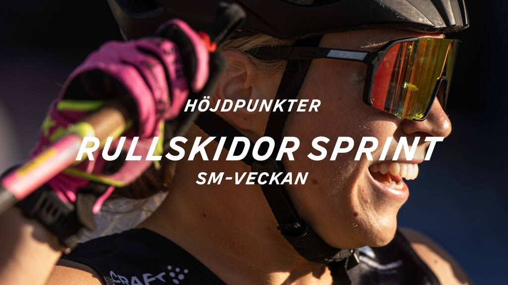 SMveckan Höjdpunkter SM Rullskidor sprint (d) Moa Hansson 1/7