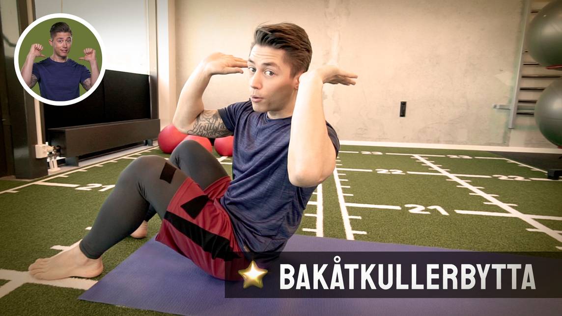 Alex träning – Bakåtkullerbytta | SVT Play