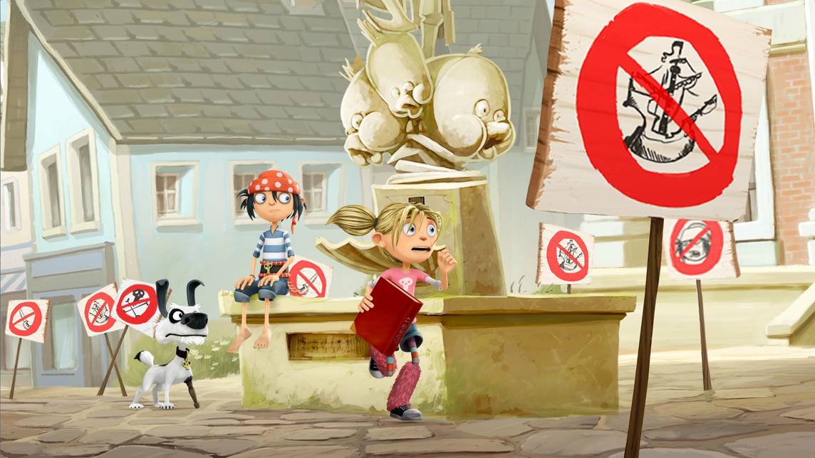 Pirater i huset intill – Pirat-prat-påbuds-dagen! | SVT Play