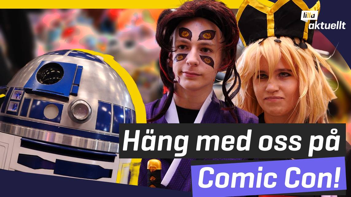 Lilla Aktuellt & Lilla Aktuellt skola – Så var Comic Con 2024! | SVT Play