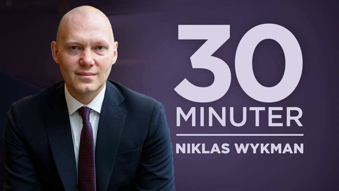 30 minuter – Niklas Wykman, finansmarknadsminister (M) | SVT Play
