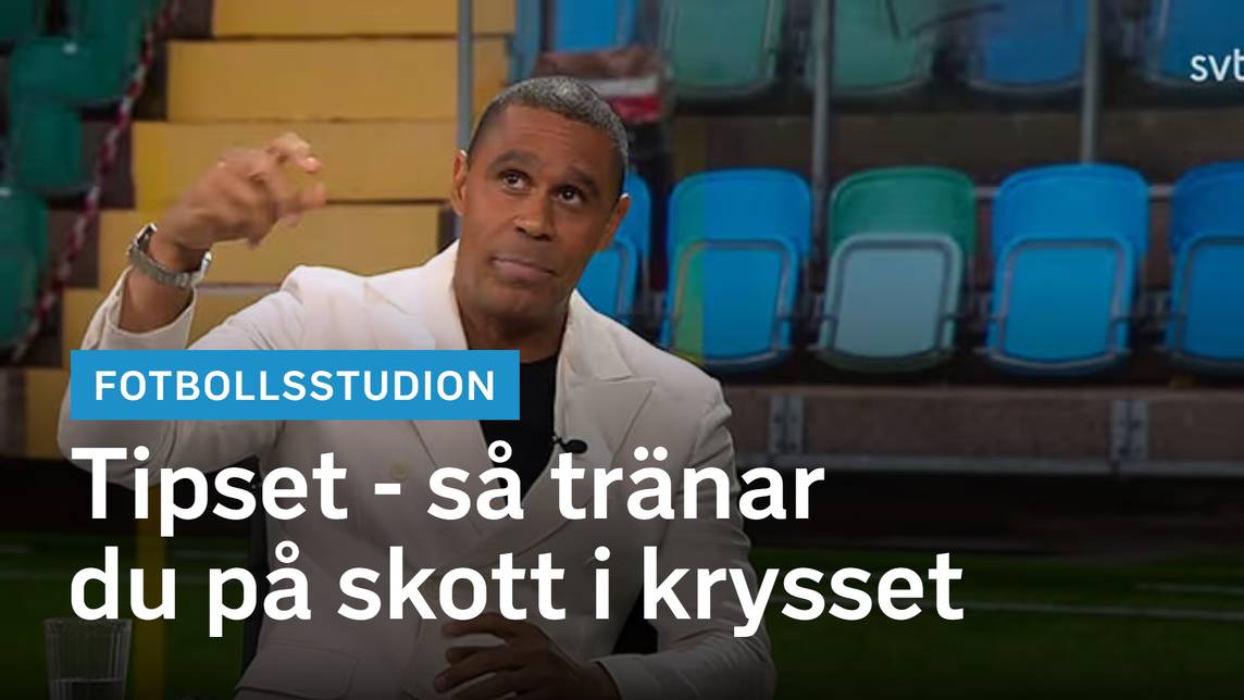 Fotbollsstudion – Nannskogs tips - så tränar du på skott i krysset ...