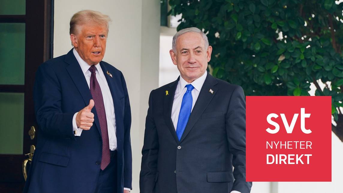 SVT Nyheter Direkt – Pressträff med Trump och Netanyahu om Gaza | SVT Play