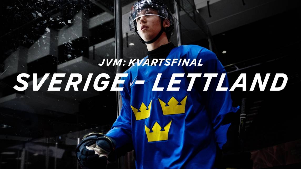 Ishockey: Junior-VM – Kvartsfinal: Sverige - Lettland | SVT Play